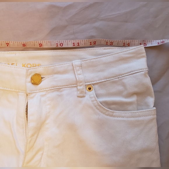 Michael Kors flare white denim size 2 - Picture 4 of 4